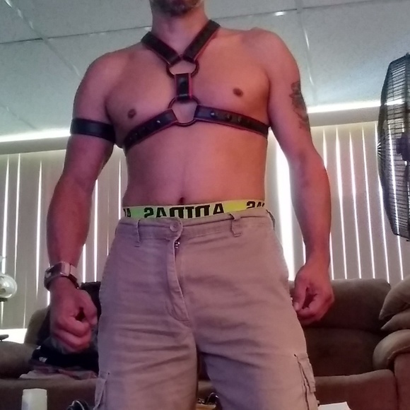 Genuine Leather Men's Harness - Picture 2 of 8